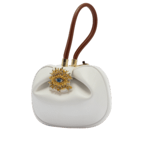 ẸKWÙ — WHITE WITH BROWN HANDLE