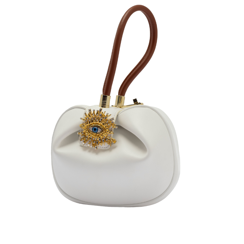 ẸKWÙ — WHITE WITH BROWN HANDLE