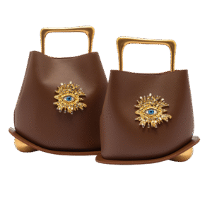 GUARDIAN GAZE – CAPPUCCINO ON GOLD ( small )