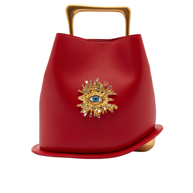 GUARDIAN GAZE –  RUBY ON GOLD